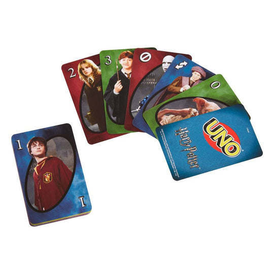 La carte action spéciale Choixpeau Magique du jeu UNO Harry Potter