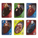 Exemple de jeu de cartes UNO Harry Potter en cours avec plusieurs cartes en main