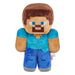 Peluche Steve Minecraft Mattel, détails du visage pixelisé