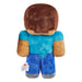 Peluche Steve de Minecraft, vue de dos avec les détails du pantalon