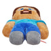 Peluche Minecraft Steve Mattel, posée sur une surface neutre
