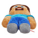 Peluche Minecraft Steve Mattel, posée sur une surface neutre