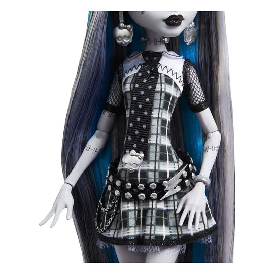 Poupée Monster High Frankie Stein dans son emballage boîte-fenêtre, collection Reel Drama.