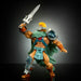 Figurine Stealth He-Man en action avec son épée et bouclier