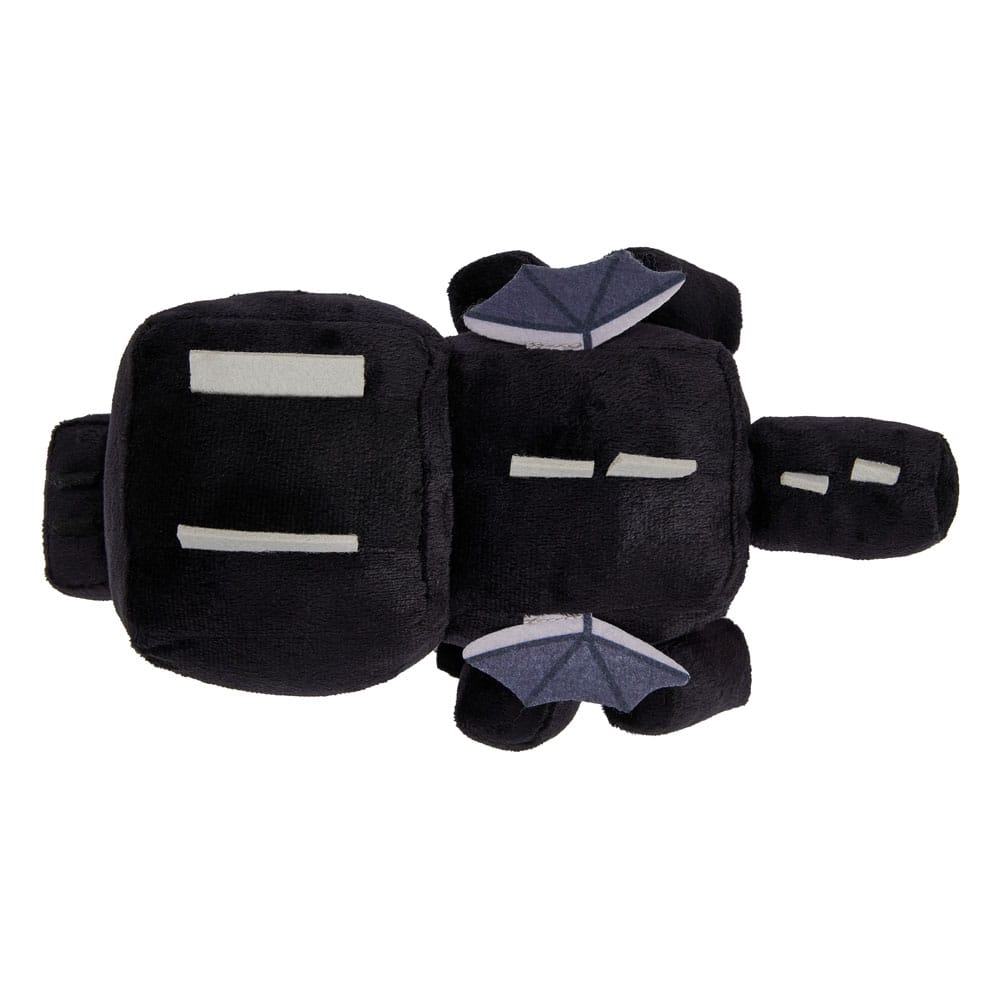 Peluche Minecraft officielle Ender Dragon, posée sur une étagère