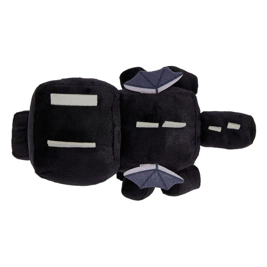 Peluche Minecraft officielle Ender Dragon, posée sur une étagère