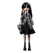 Poupée Monster High x Wednesday Addams en robe de bal gothique