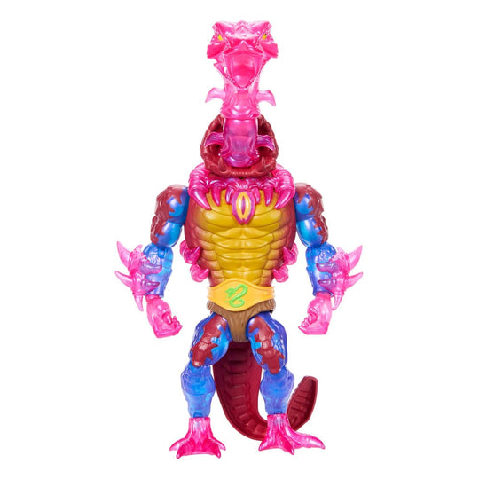 Figurine Rattlor MOTU x TMNT Turtles of Grayskull 14 cm en pleine action