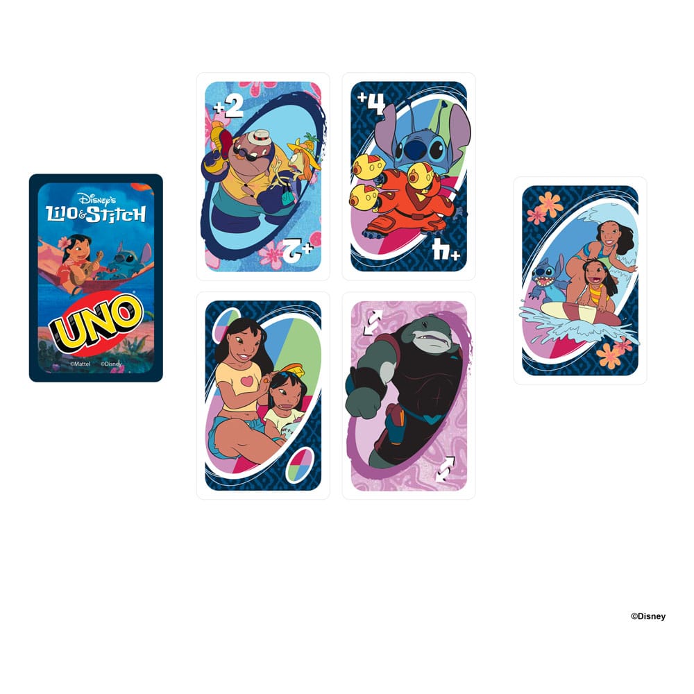 Détail des règles spéciales du jeu UNO Lilo & Stitch
