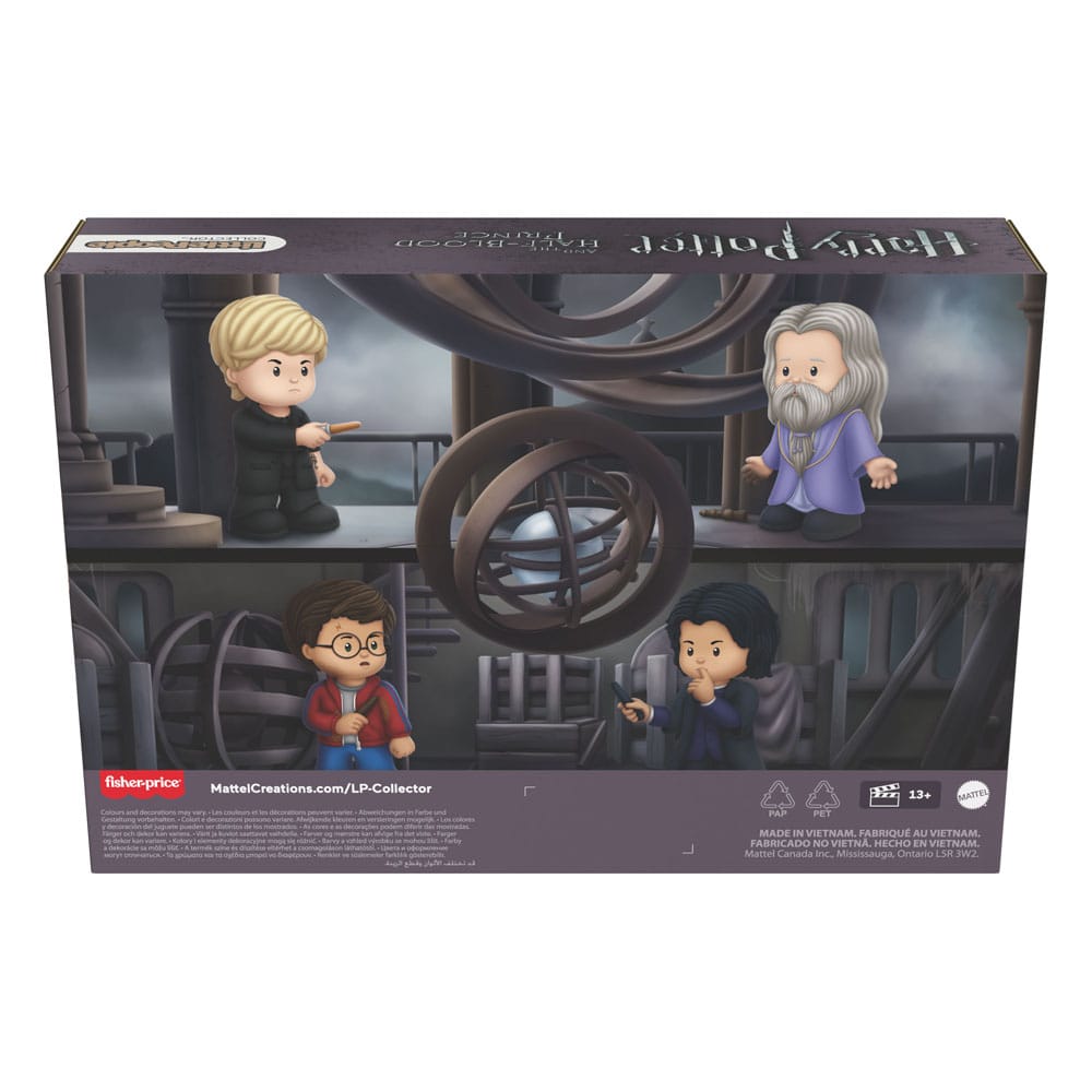 Minifigurines Harry Potter et Draco Malfoy Little People Collector côte à côte