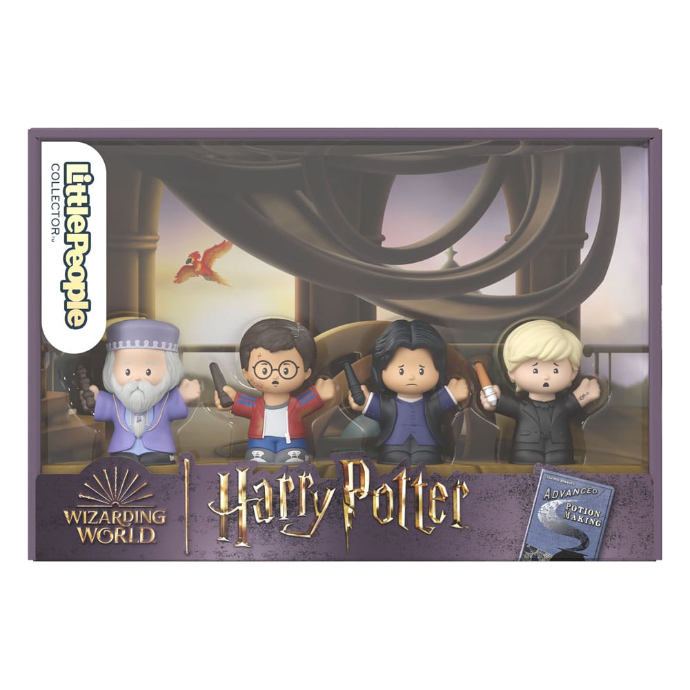 Minifigurines Harry Potter Little People Collector sur un fond neutre