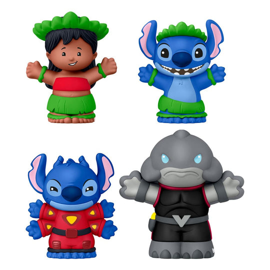 Pack 4 minifigurines Lilo & Stitch Little People Collector Mattel