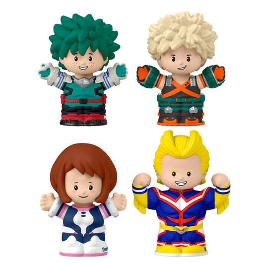Pack de 4 minifigurines My Hero Academia Little People Collector Mattel