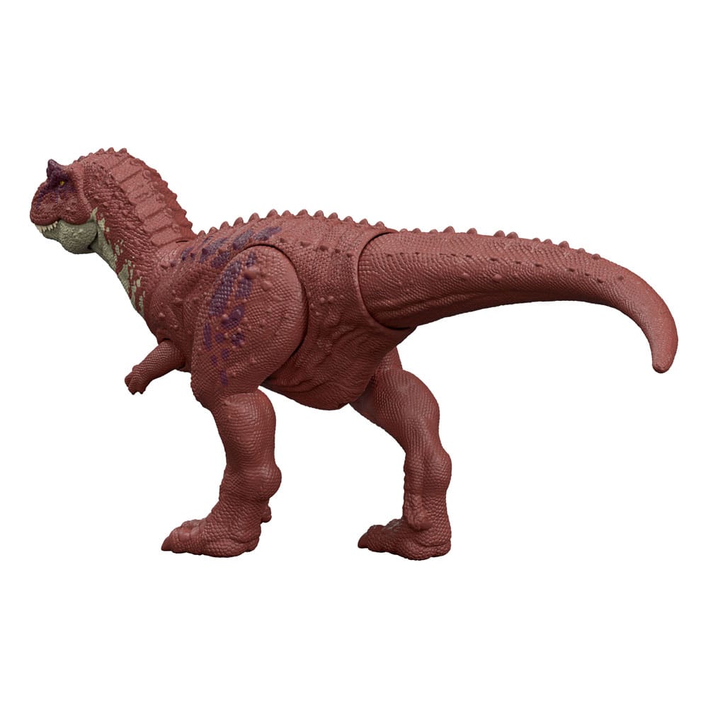 Détail de la figurine sonore Aucasaurus de Jurassic World, vue latérale