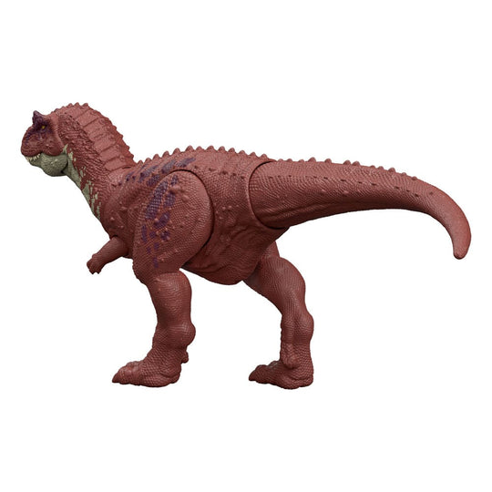 Détail de la figurine sonore Aucasaurus de Jurassic World, vue latérale