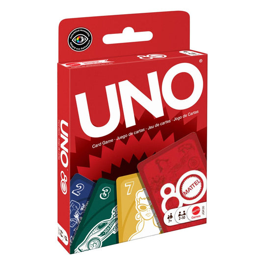 Détail des cartes spéciales UNO Ruby Red Mattel