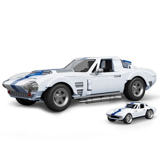 Jeu de construction Mattel Brick Shop Hot Wheels Corvette Grand Sport 1/16