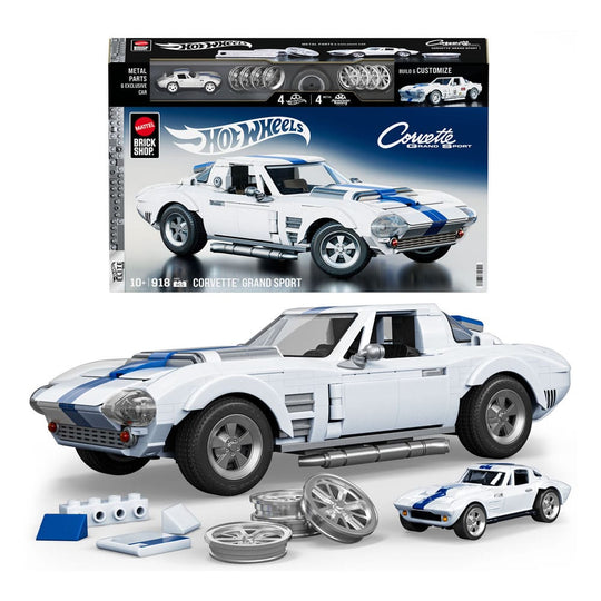 Modèle assemblé Corvette Grand Sport Hot Wheels Elite avec détails