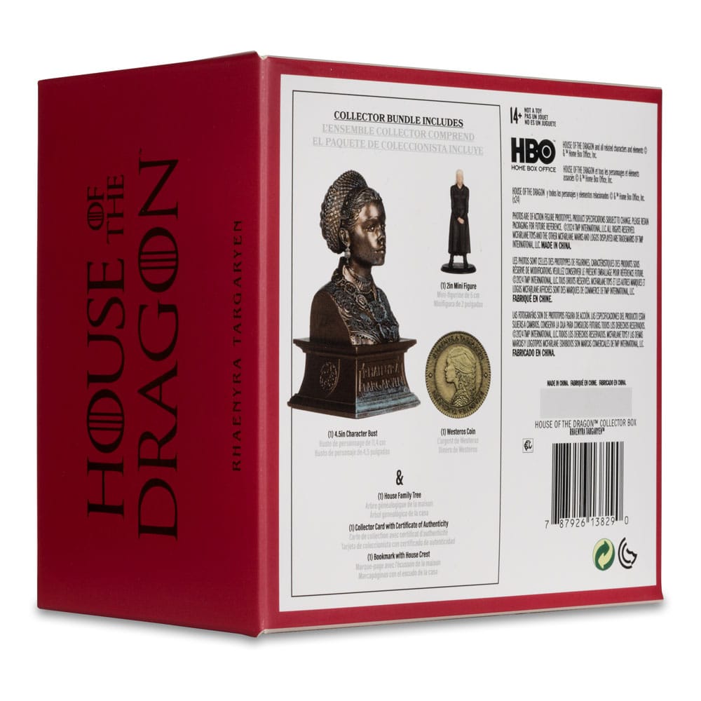 Arbre généalogique Maison Targaryen et marque-page emblème du coffret collector