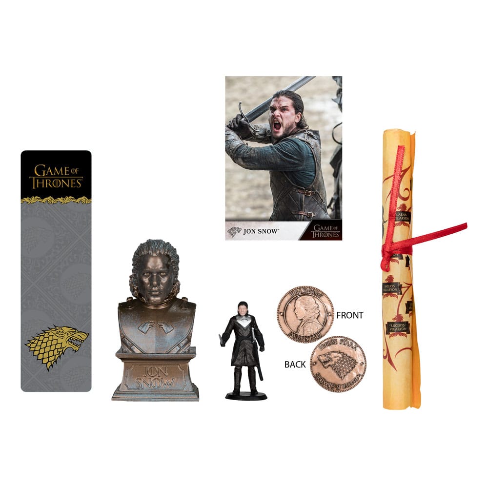 Contenu détaillé du coffret Jon Snow McFarlane Toys