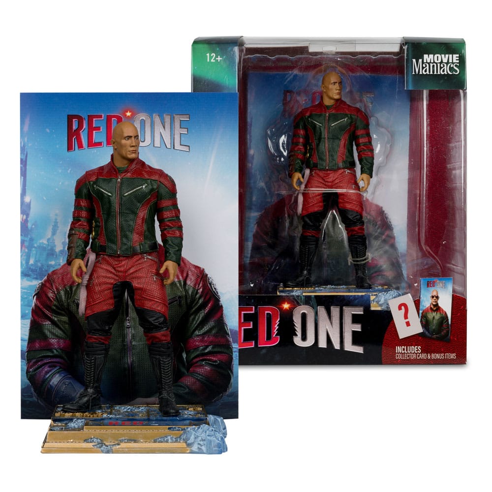 Vue d'ensemble des 6 statuettes PVC Red One Movie Maniacs