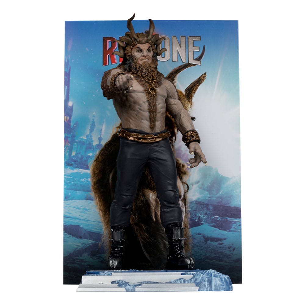 Vue de face statuette Krampus Red One