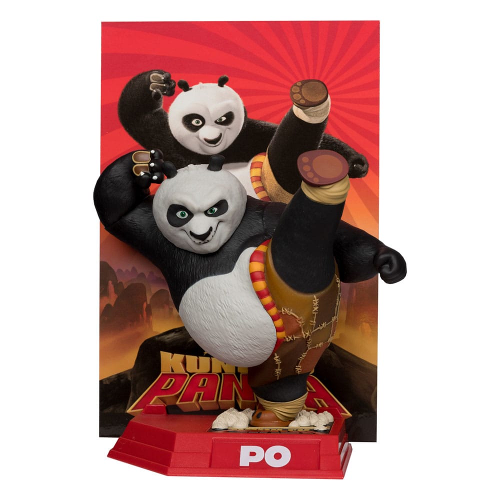 Statuette Po Kung Fu Panda McFarlane Toys vue de face