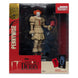 Ensemble complet : statuette Pennywise, socle noir et décor Welcome to Derry