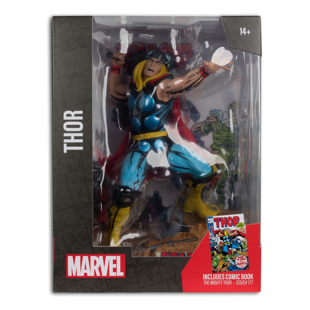 Emballage boîte-fenêtre de la statuette Thor McFarlane Toys