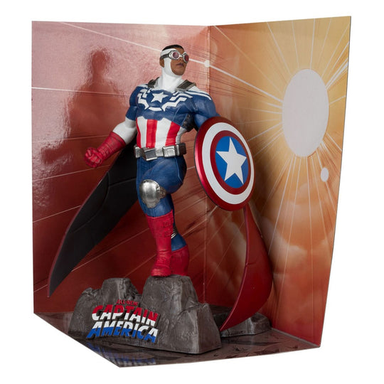 Statuette Captain America All-New #1 McFarlane Toys vue de face