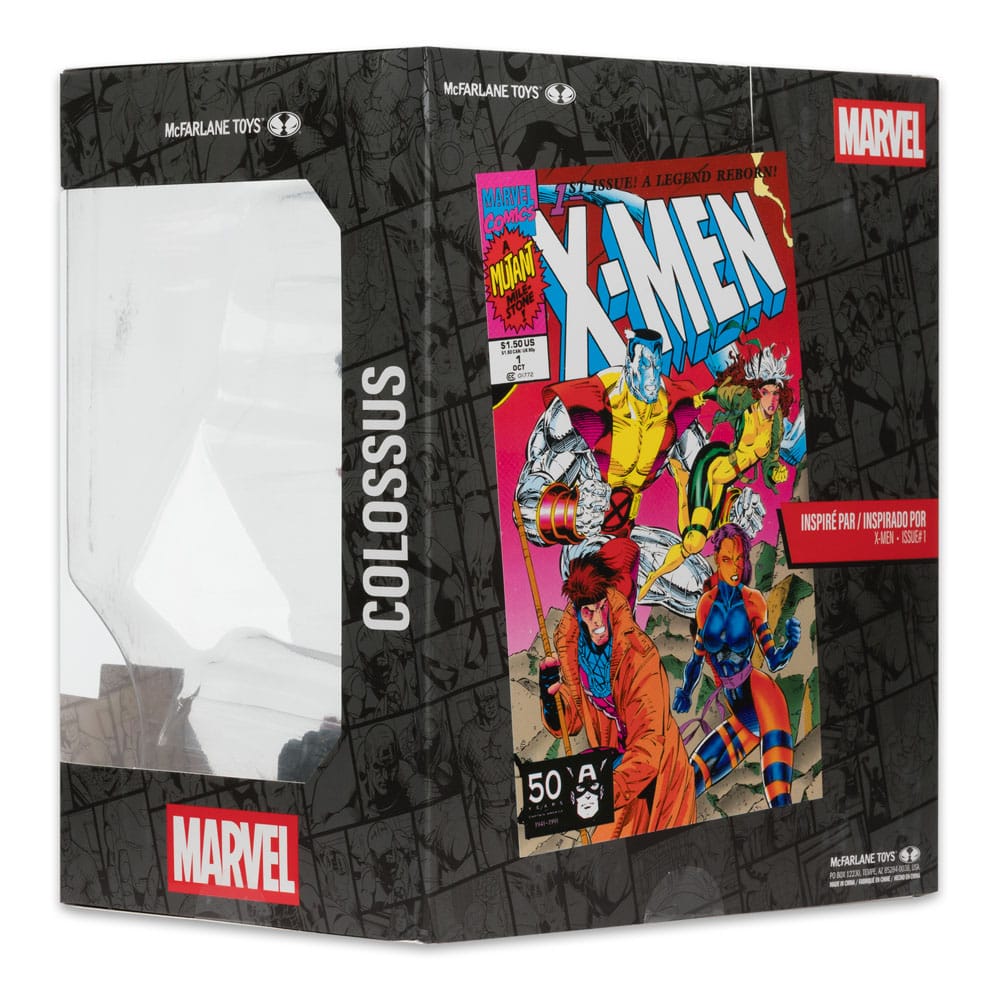 Statuette Colossus Marvel Collection avec son emballage, prête à être exposée