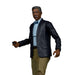 Figurine Lucius Fox 18cm incluse avec le Tumbler, posant