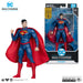 Vue arrière de la figurine Superman The New 52 Gold Label, détails du costume