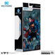 Détail du logo S sur la poitrine de la figurine Superman The New 52 Gold Label