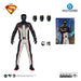 Détail du visage et du costume de la figurine Mr. Terrific Deluxe Theatrical Edition