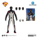 Détail du visage et du costume de la figurine Mr. Terrific Deluxe Theatrical Edition
