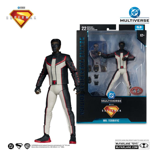 Figurine Mr. Terrific 18cm avec ses accessoires (T-Spheres) et socle
