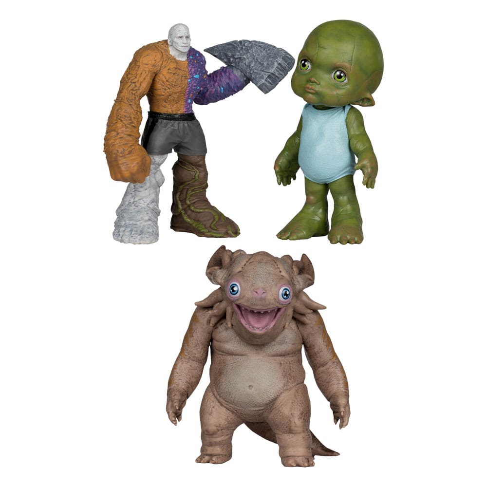 Assortiment complet des 3 statuettes Superman Todd's Mods DC Direct Wave 3 McFarlane Toys