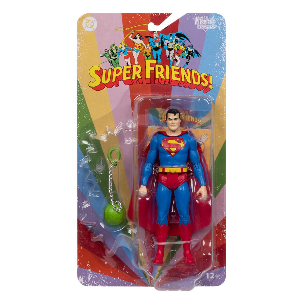 Gros plan sur les détails des figurines DC Retro