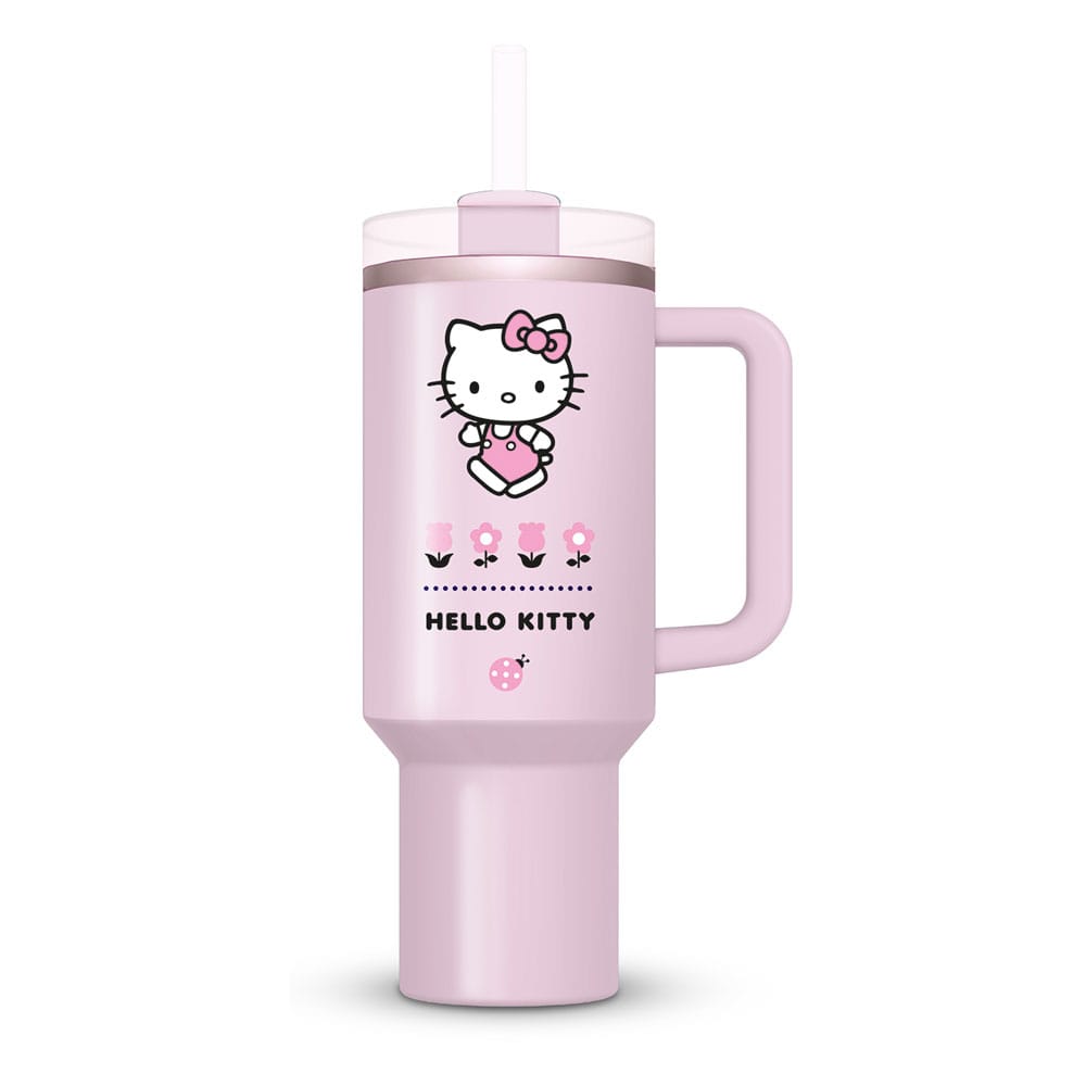 Gobelet isotherme Hello Kitty en métal de 1130 ml, design Pyramid International