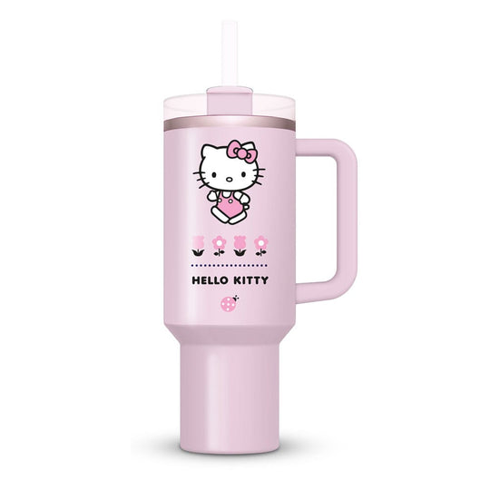 Gobelet isotherme Hello Kitty en métal de 1130 ml, design Pyramid International