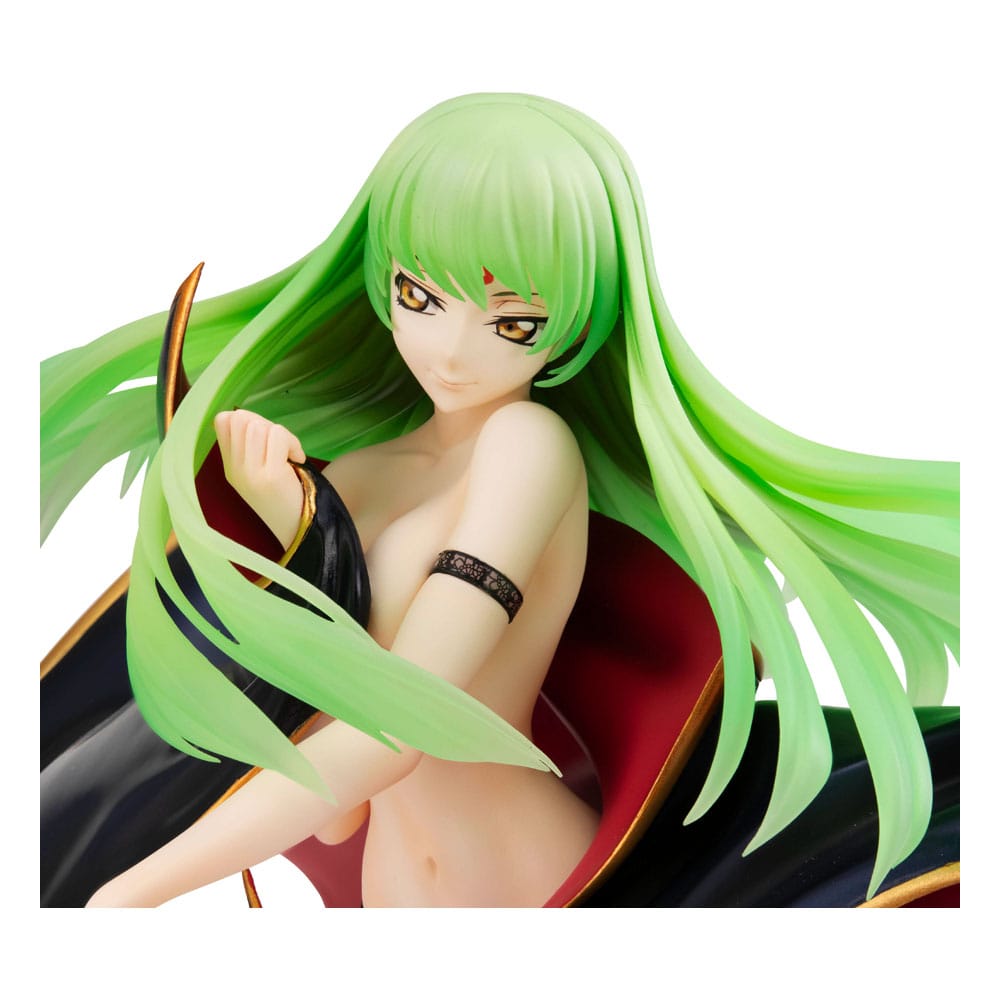 Détails socle et chaussures C.C. Code Geass figurine Megahouse