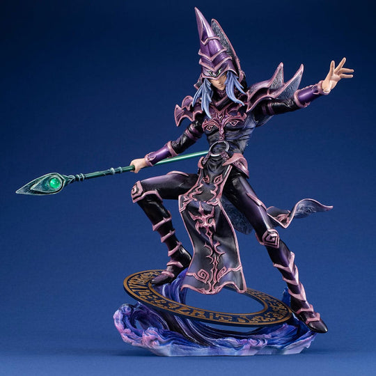 Figurine Yu-Gi-Oh! Dark Magician The Fated Duel Megahouse 23cm vue de face