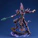 Vue latérale de la figurine Dark Magician The Fated Duel, 23 cm
