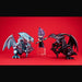 Vue de face de la figurine Yu-Gi-Oh! Red Eyes Black Dragon