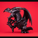 Vue latérale de la statuette Megahouse Red Eyes Black Dragon