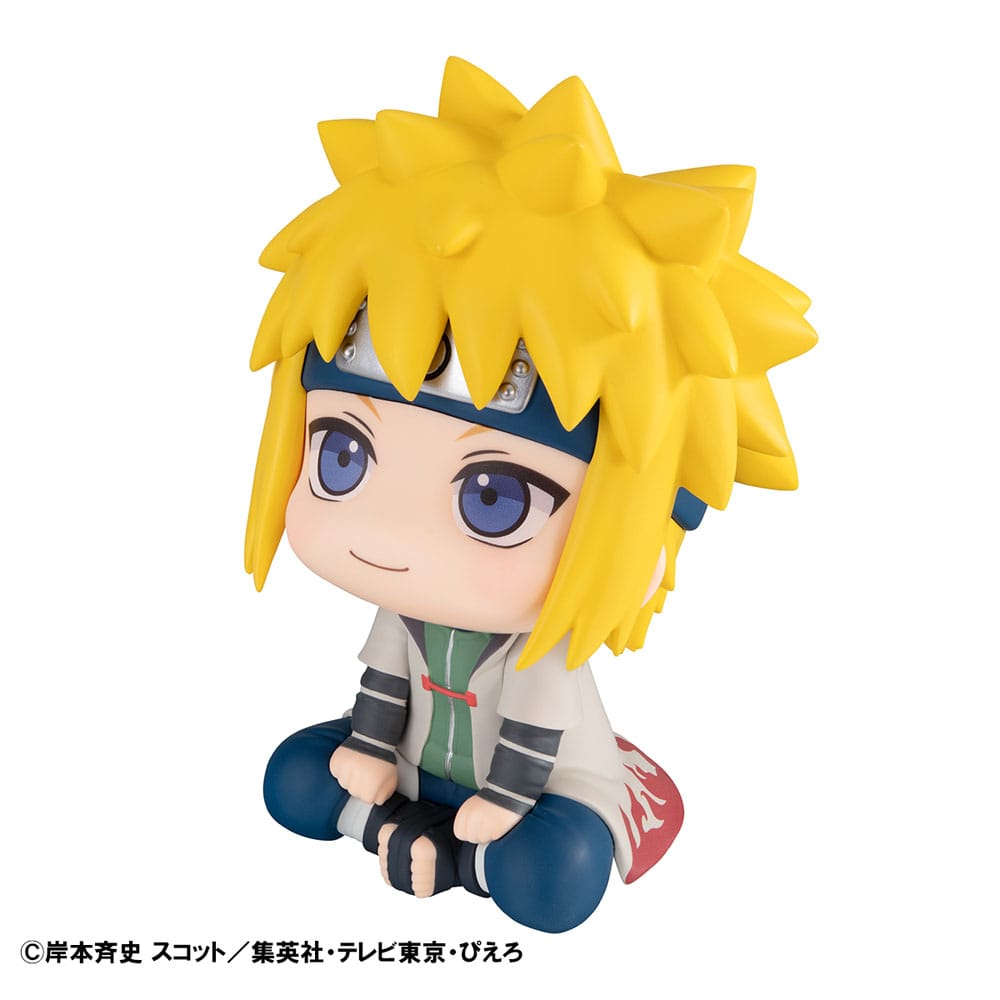 Minato Namikaze Look Up, vue arrière montrant le symbole du Quatrième Hokage