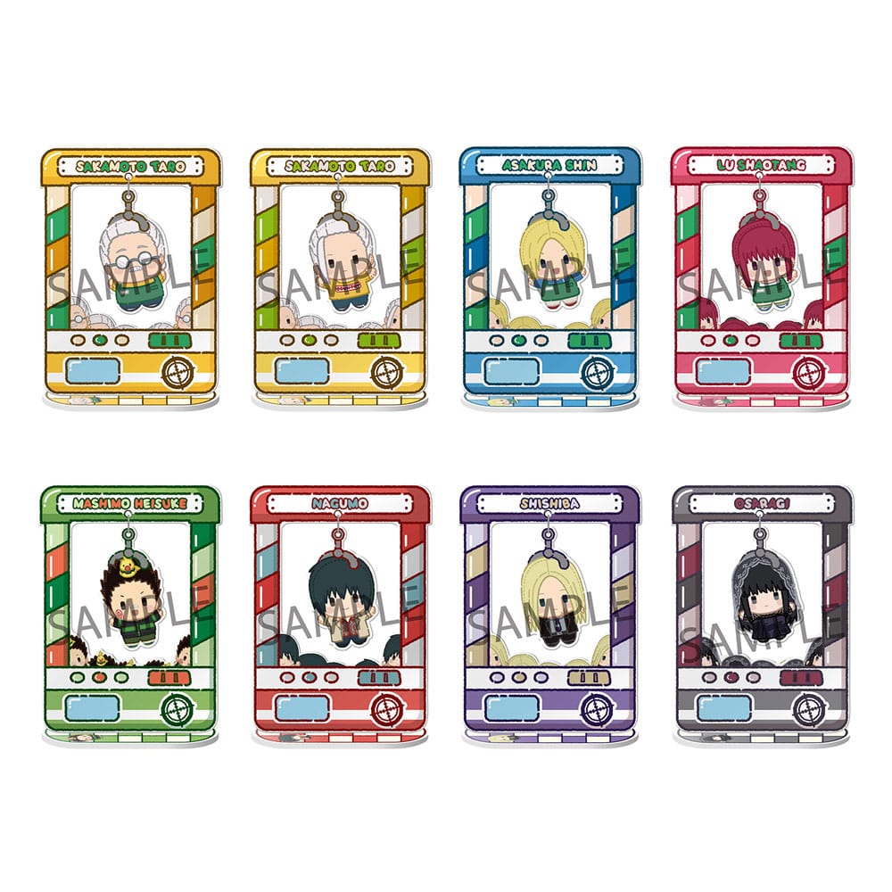 Assortiment complet 8 figurines acrylique Sakamoto Days Chara Catcher