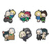Assortiment de 6 charms Sakamoto Days Buddycolle en caoutchouc