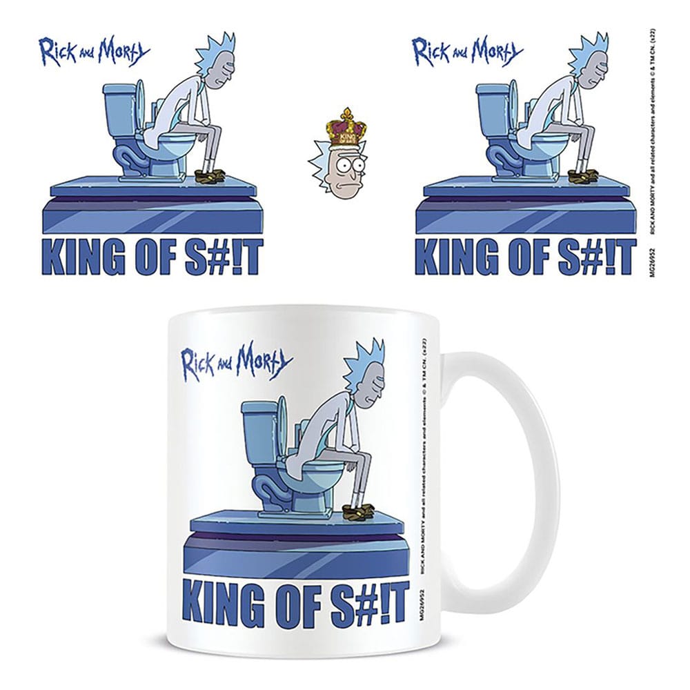 Mug Rick et Morty King of Shit officiel Pyramid International en céramique